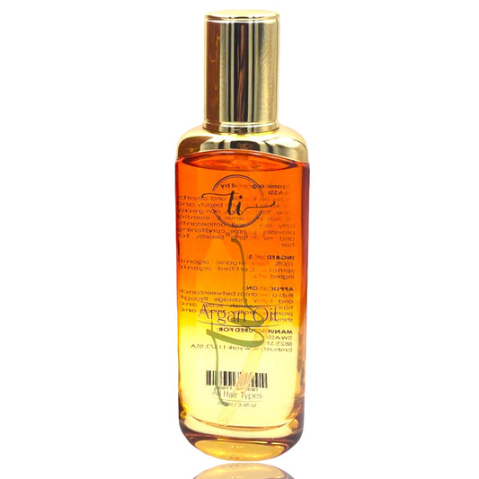 Organic argan oil for hair - Essential oil with vitamin E - Extra renewing deep moisturizing oil 100ml